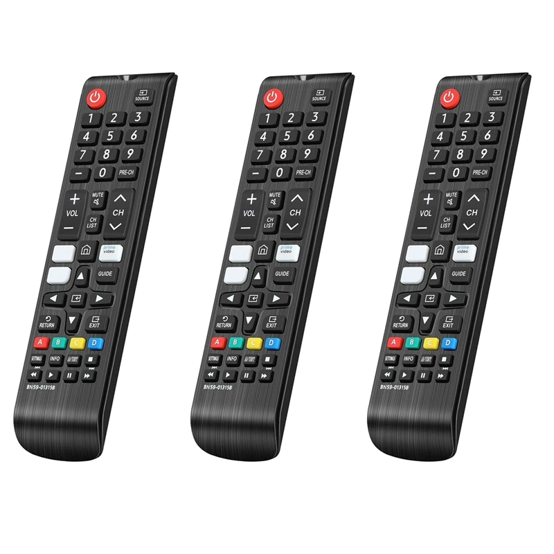 Smart-3X BN59-01315B Remote Control Replacement For Samsung Smart TV UE43RU7105 UE50RU7179 With Netflix Prime Video