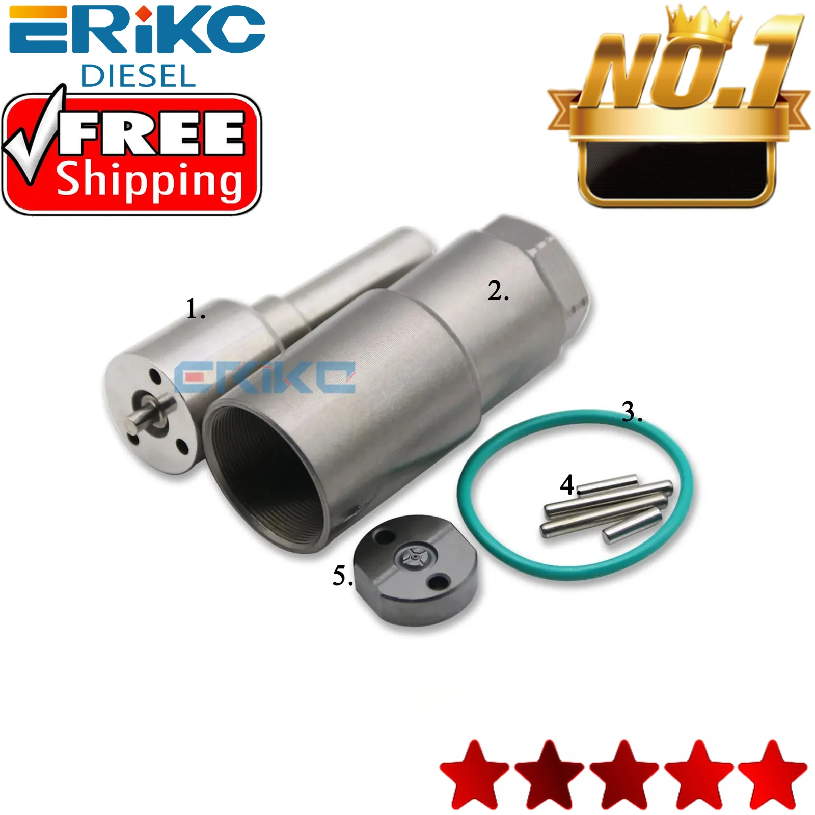 

16600-VM00A 16600-VM00D 16600-MB40A 16600MB40A 16600 MB40A Ремкомплект форсунок Сопло DLLA148P932 Клапан 07 # для Nissan Frontier