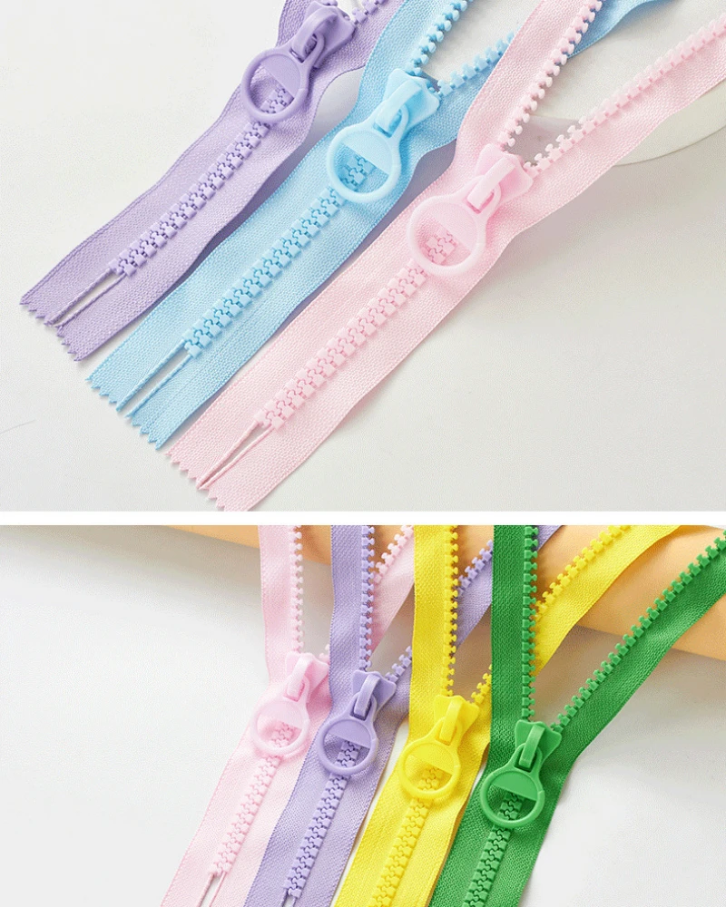 (10pcs)Stationery bag zipper no stop bag Large bag Makeup bag  10# resin large plastic teeth plastic zipper 30cm