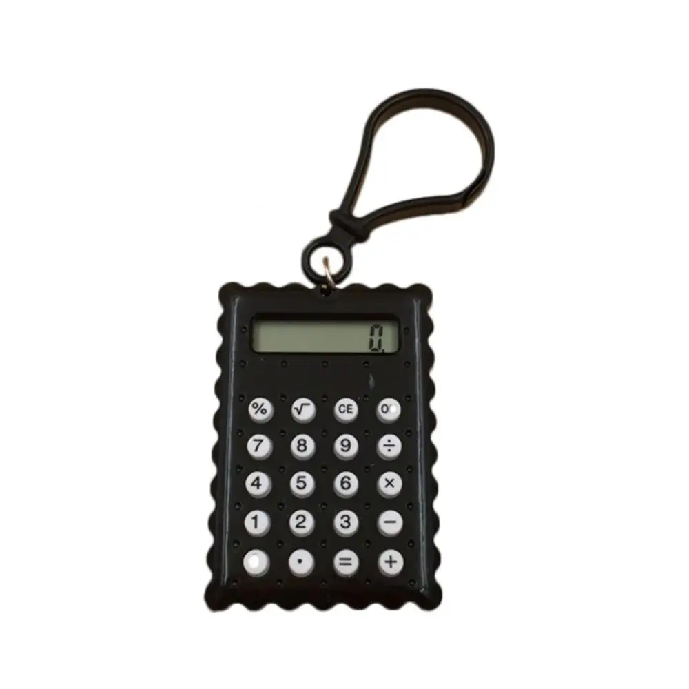 Pocket Student Mini Elektronische Rekenmachine Koekvorm School Kantoor Mode Eenvoudige Rekenmachine