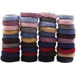 20PCS Women Girls Simple Basic Elastic Hair Bands Ties Scrunchie Ponytail Holder Rubber Bands Fashion Headband Hair Accessories