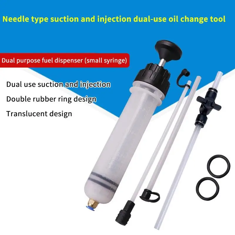 200CC /500CC Fuel Transfer Filling Syringe Injecting Pump Suction Vacuum Brake Liquid Manual Car Oil Fluid Extractor With Switch