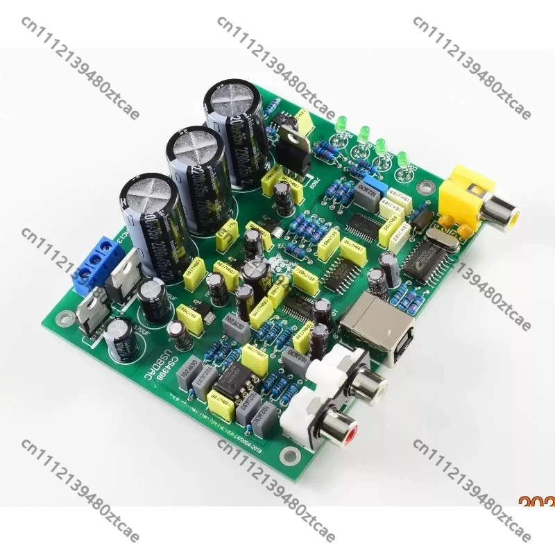 Audio DAC Decoder Board  Chip With USB Coaxial Input Support 24Bit 192K Chip Pre Soldered Available In Kit Or Finished Version