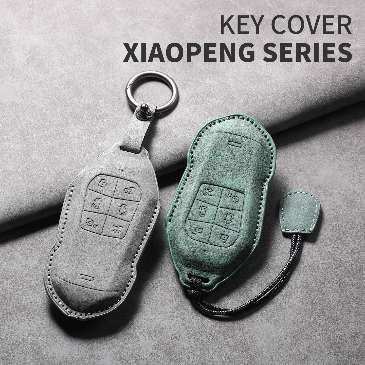 Car Key Cover Fit For Xpeng X9 G6 G9 P7i P5, Full‑Wrapped Car Key Shell Protector