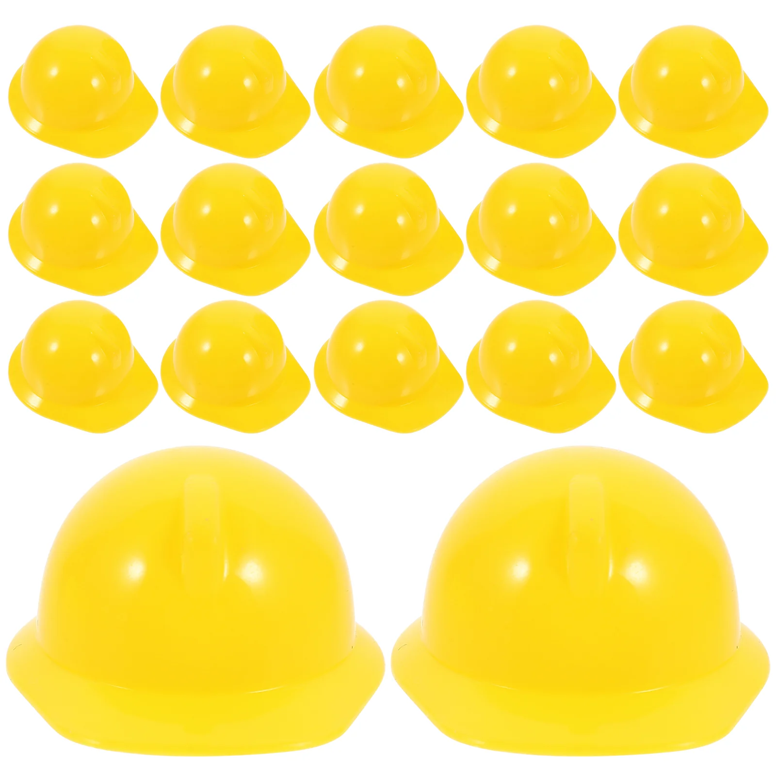 20 Pcs Pet Hat Baby Toys Hard Bottle Cap Mini Safety Helmets Plastic Decor Crafts