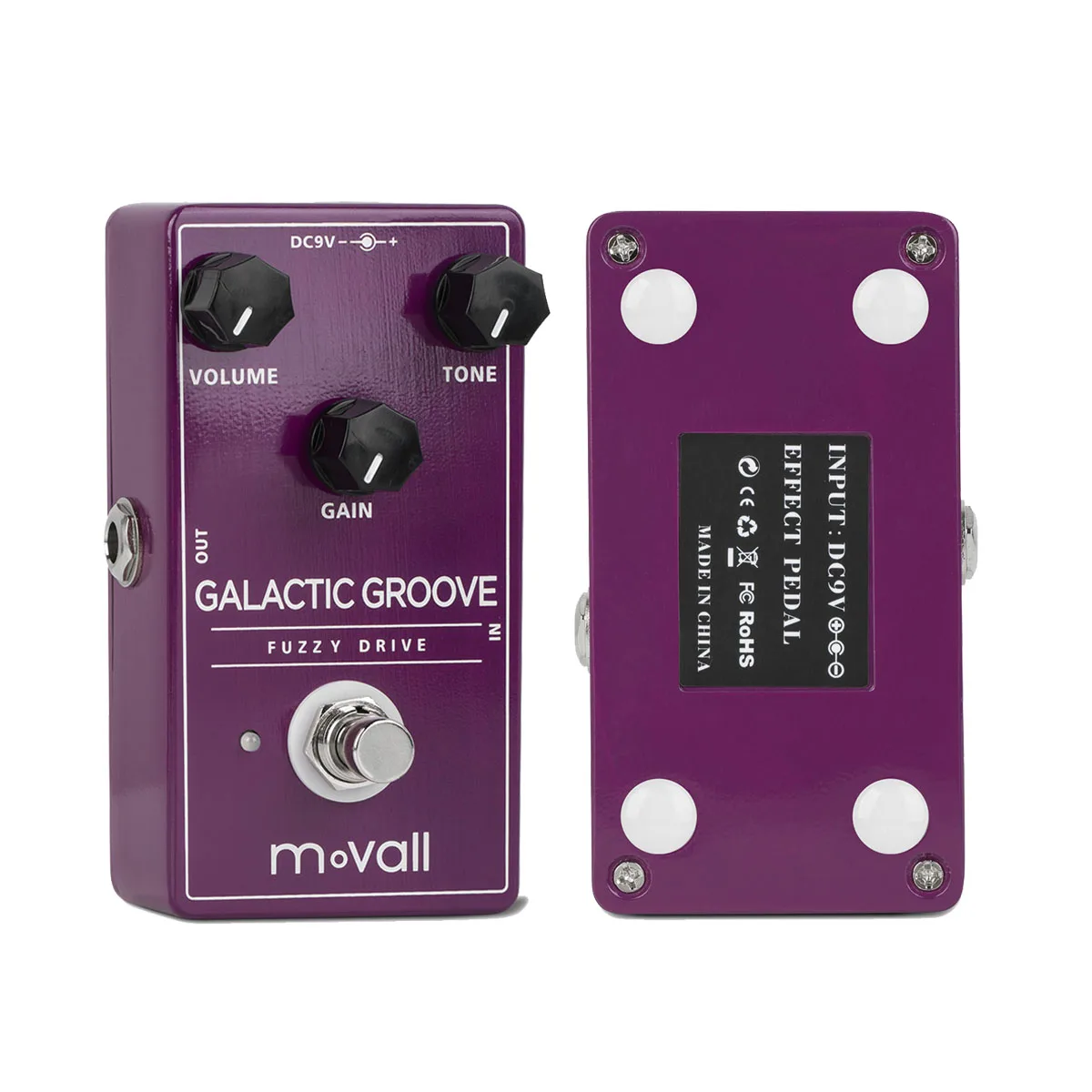 Movall Falling Star Modulated Delay Overdrive Distortion Fuzz Chorus Booster Flange Phaser Compressor Guitar Effect Pedal