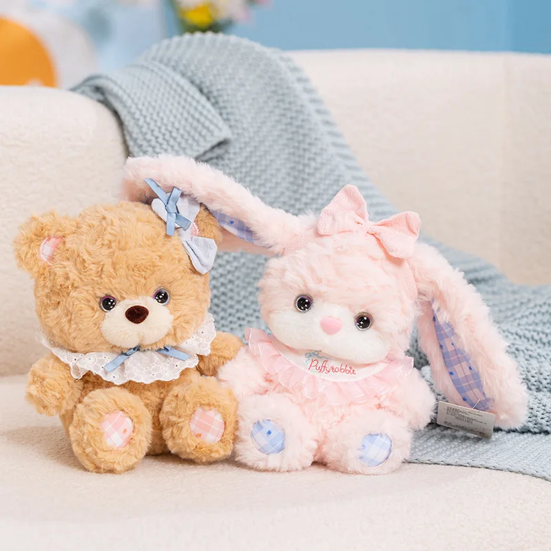 

Doll Rabbit Plush Teddy Bear Healing Doll Sleeping Pillow Cute Doll Birthday Gift Soothing Girl