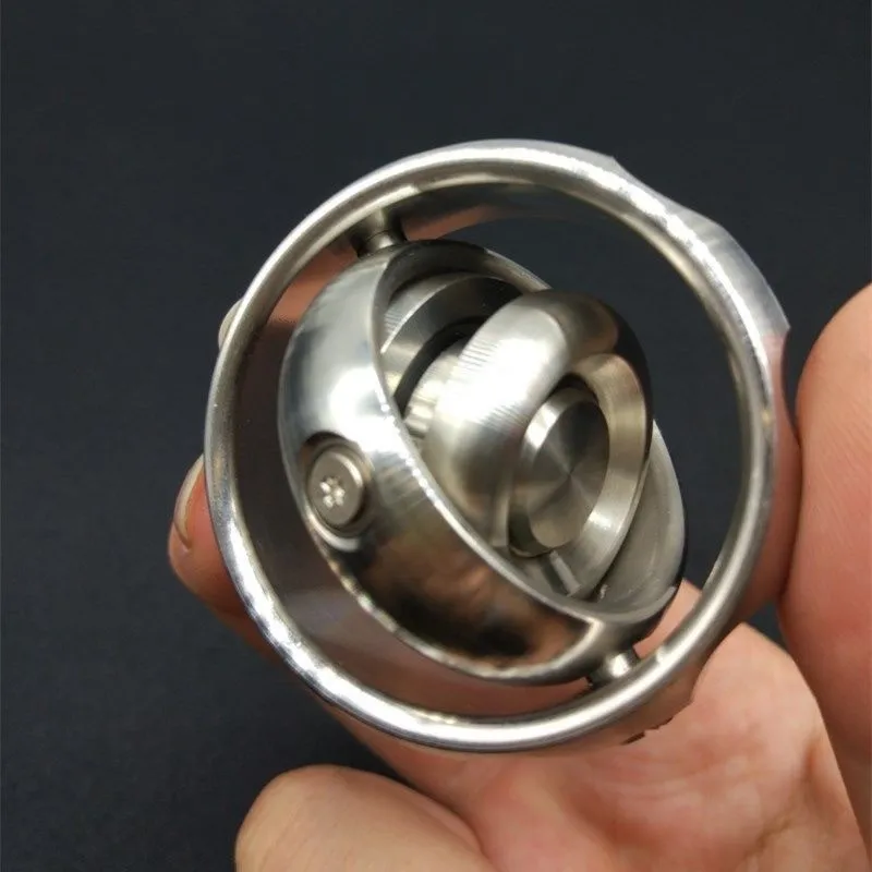 New EDC Metal Fingertip Gyro Gyroscope Hand Spinner Decompression Anti Stress Balance Rotator Toy Adult Kids Interest Gift