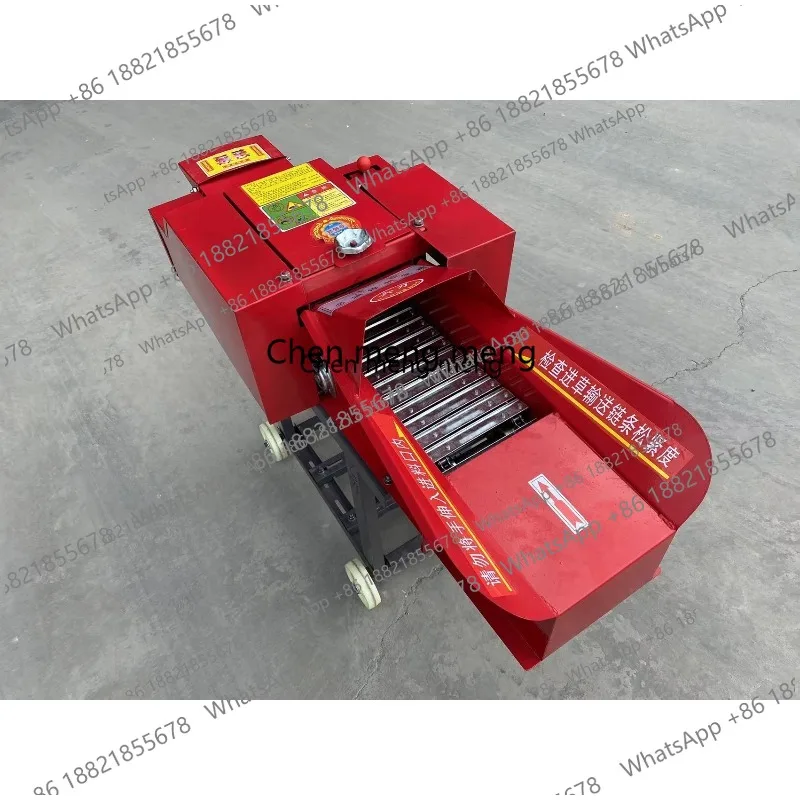 Durable Steel Blade Mini Cutter Livestock Silage Feed Chopper Feed Chopping And Grinding Unit Processing Farm Machinery