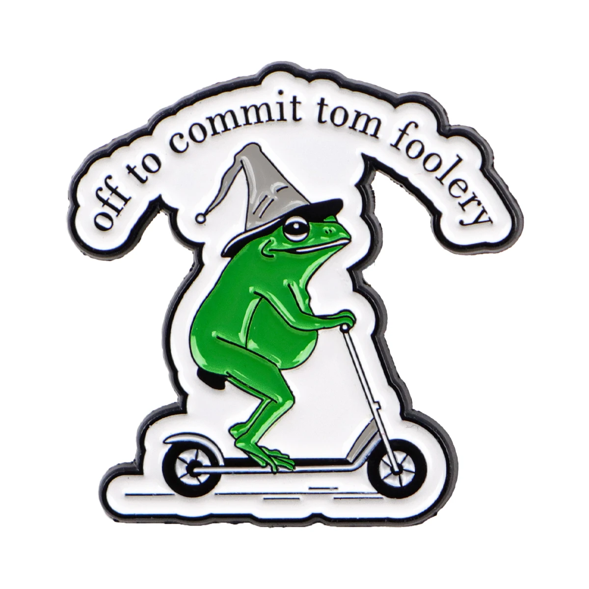 Funny Animals Enamel Pin, Cartoon Cat Brooch