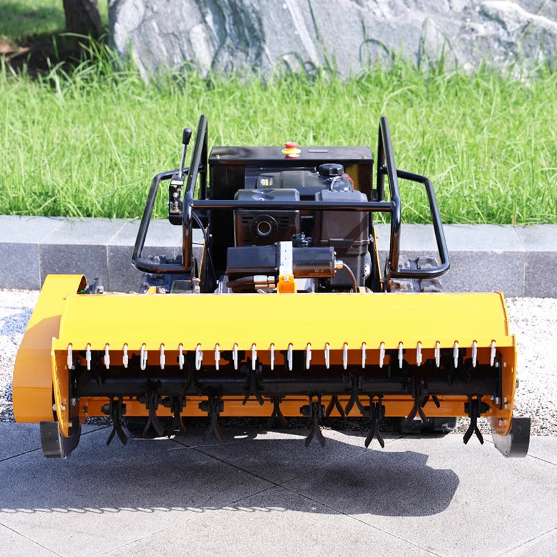 YS-800sPRO/YS-1000sPRO Farm Flail Mower Diesel 4-Stroke Self Propelled Crawler with Mulching Capability Customized