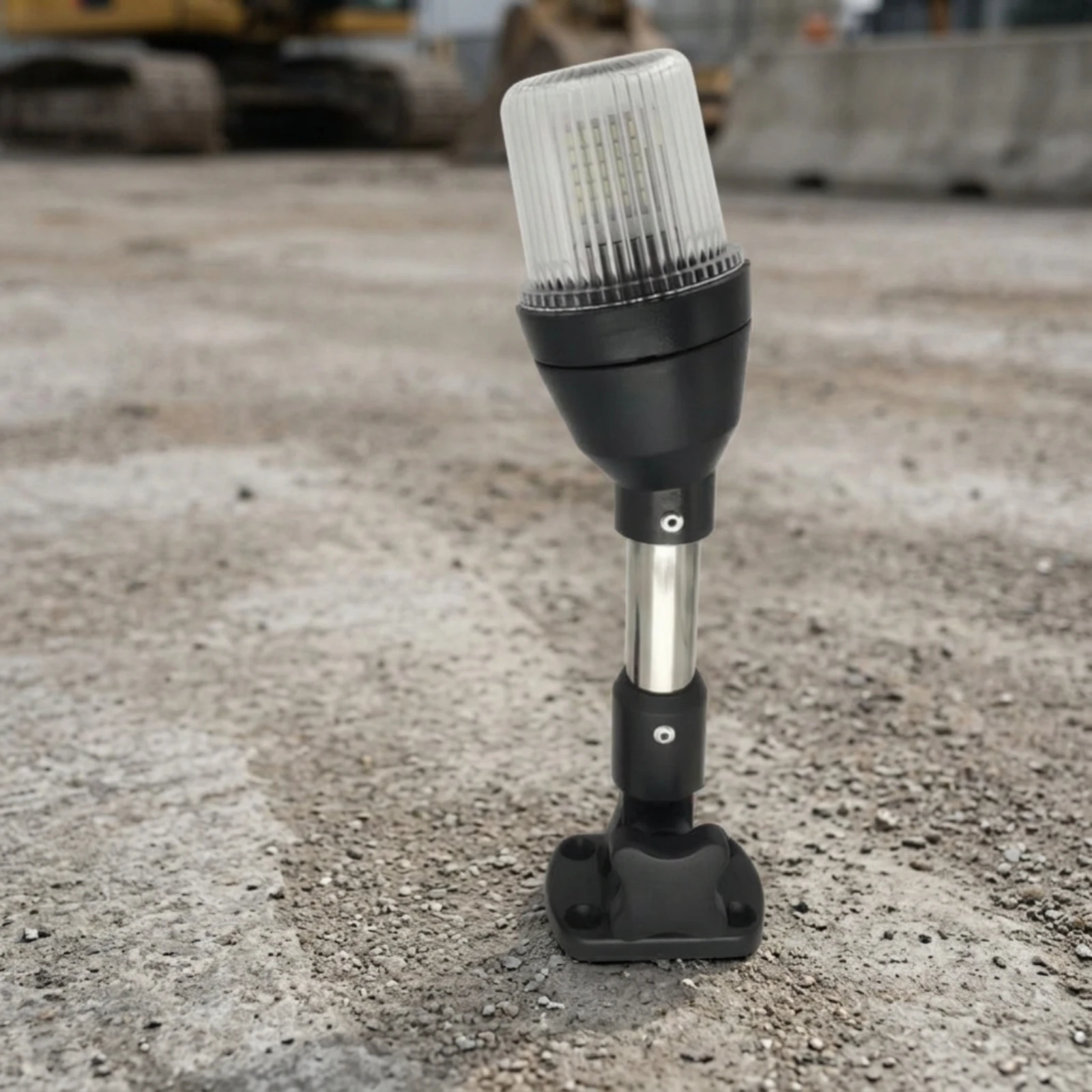 Boat Light with Base Waterproof Marine Light with Pole Bright Fixed for Yacht Captains, Deck Installation