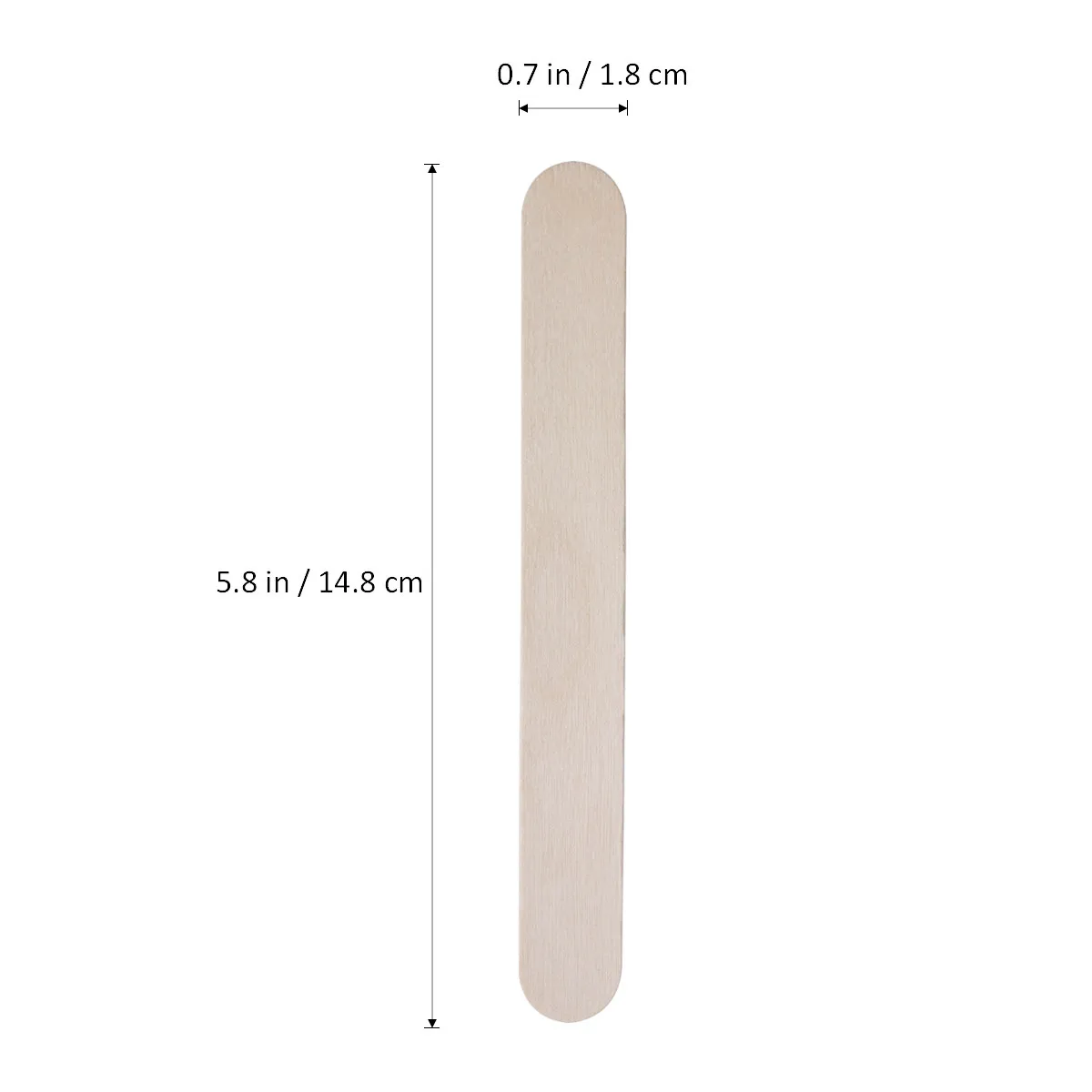 1Pcs Wooden Wax Sticks Hair Removal Applicator Spatula Waxing Tool for Body Face Underarms Bikini Safe Gentle Use