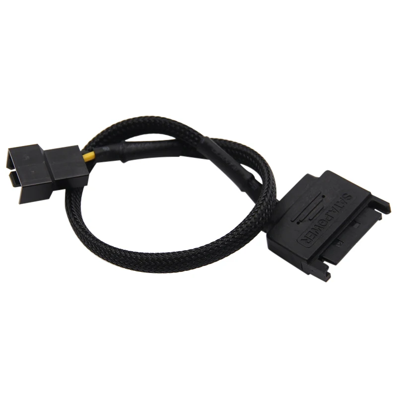 Laptop SATA 15 Pin to 3 Pin 4 Pin Cooling Fan Cable Mainboard CPU Fan Adapter Connectors