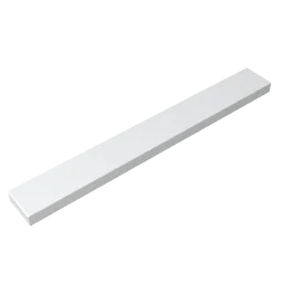 Gobricks GDS-565 Fliese 1 x 8, kompatibel mit Lego 4162 Teilen, DIY-Lernpartikel-Bausteinen für Kinder, technisch