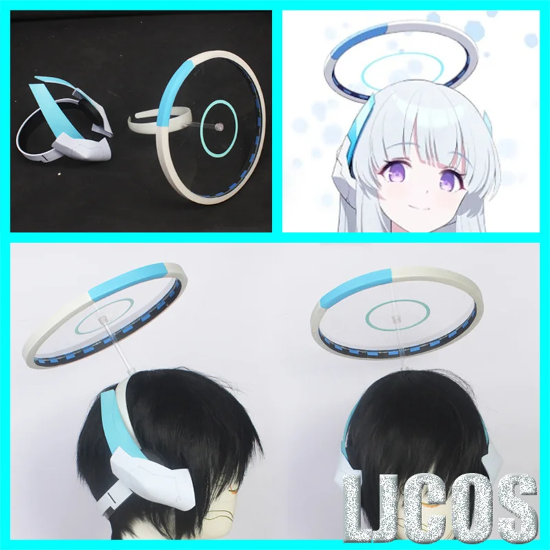 

Game Blue Archive Ushio Noa Cosplay Halo Headwear Headset Halloween Party Accessories Props