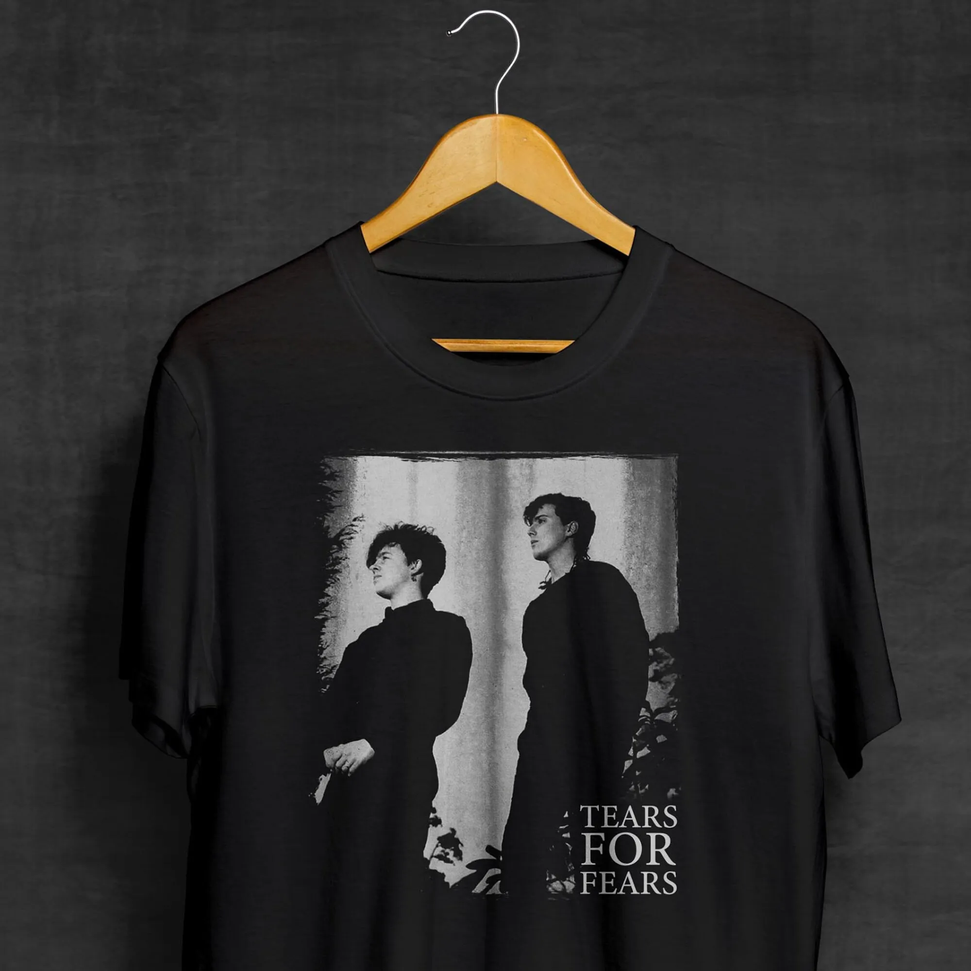 Tears For Fears Black T-Shirt  Band Shirts  Synthpop  New Wave  Pop Rock