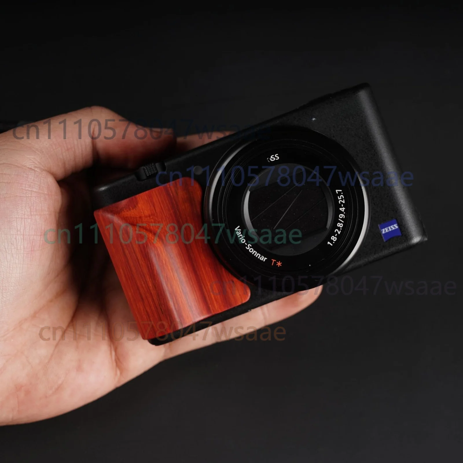 Wooden Self-adhesive Hand Grip Sticker Bracket, Fit for Sony ZV1 ZV1M2 ZV1F Vlog Camera Anti-slip Shooting Accessory