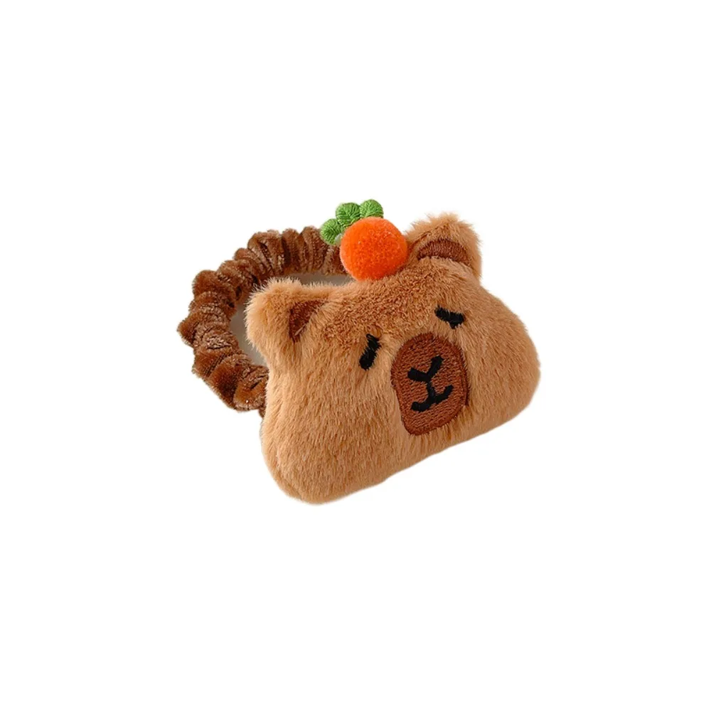 

Hair Accessories Flocking Capybara Hair Ring Kawaii Sweet Cartoon Duckbill Clip Funny Alloy Barrettes School