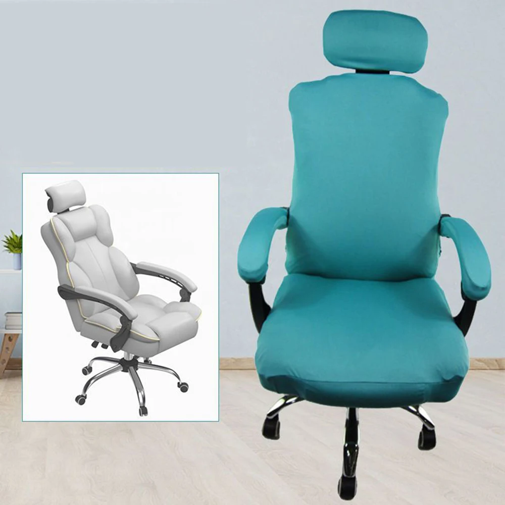 5pcs/Set Stretch Spandex Office Chair Cover Elastic Seat Cover for Computer Chair Seat Case Armchair Slipcover