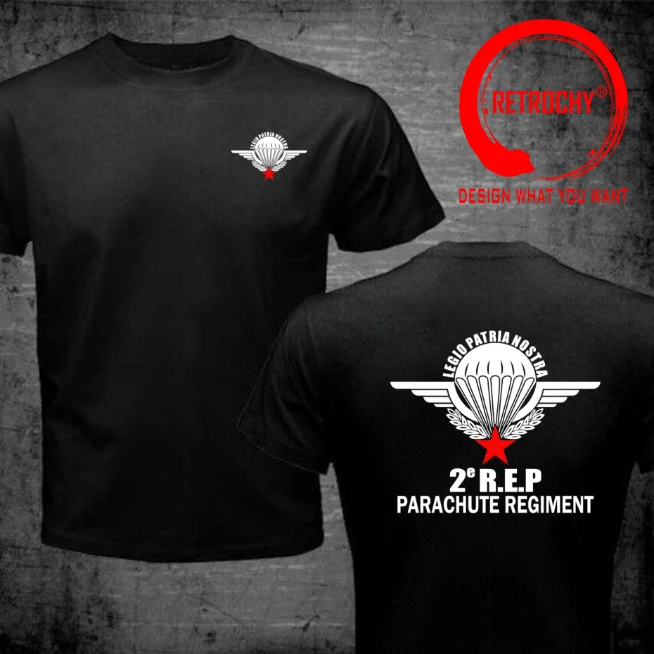 Funny Design Kyle 2e REP Parachute Regiment Legio Patria Nostra  Shirt Men Fashion Trendy Casual Clothing Stylish Tops Tee Shirt