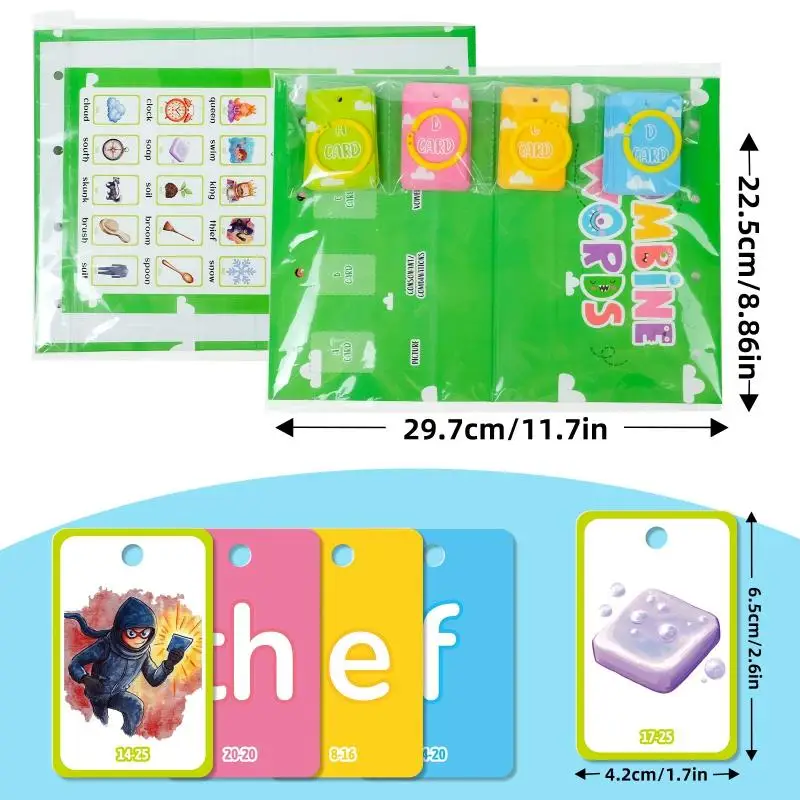 81 pièces modèle de Table sort mots carte éducative photo lettre apprentissage cognitif jouets d'éducation précoce pour enfants enfants