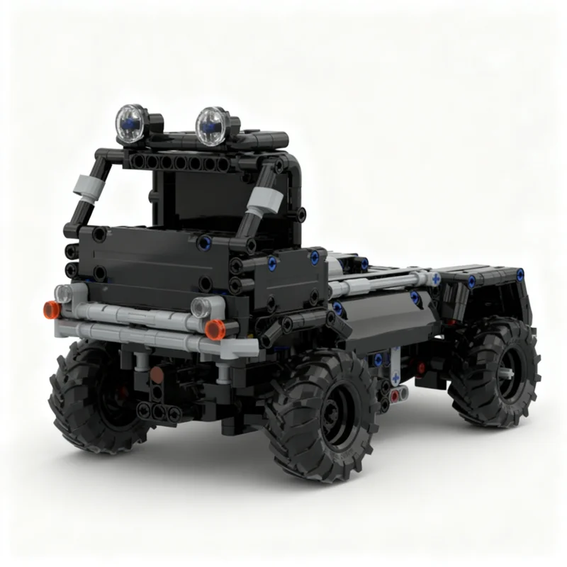 651pcs MOC Technical Night Panther Extreme Trial Truck Model Building Blocks Construction Christmas Gifts Toy Education Brick
