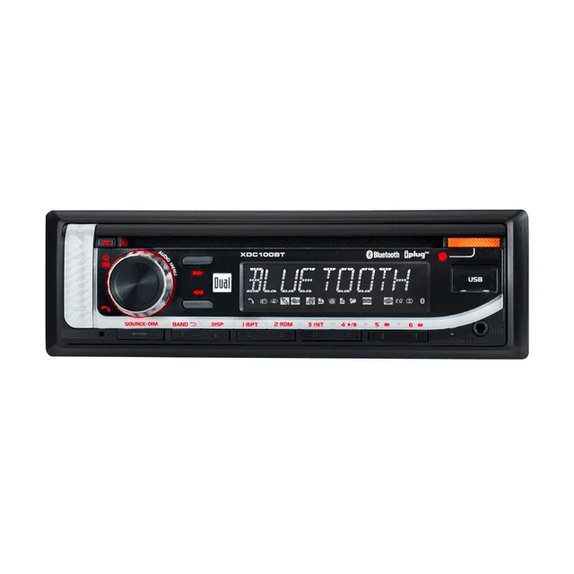 

Electronics XDC100BT Single DIN Car Stereo with CD Player, Bluetooth, USB, New