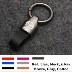 1Pcs Luxury Men Women Car Keychain For Mazda Speed 3 5 6 BK CX-3 CX-5 CX7 CX-7 Demio Axela MS Key Chain Rings Accessories