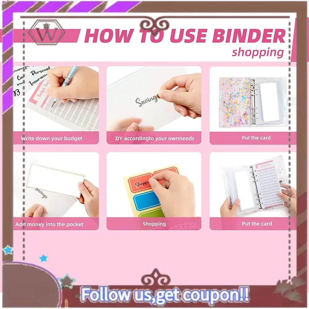 Новейший бюджетный органайзер для денег для денежных конвертов для составления бюджета Планировщик бюджета с денежными конвертами