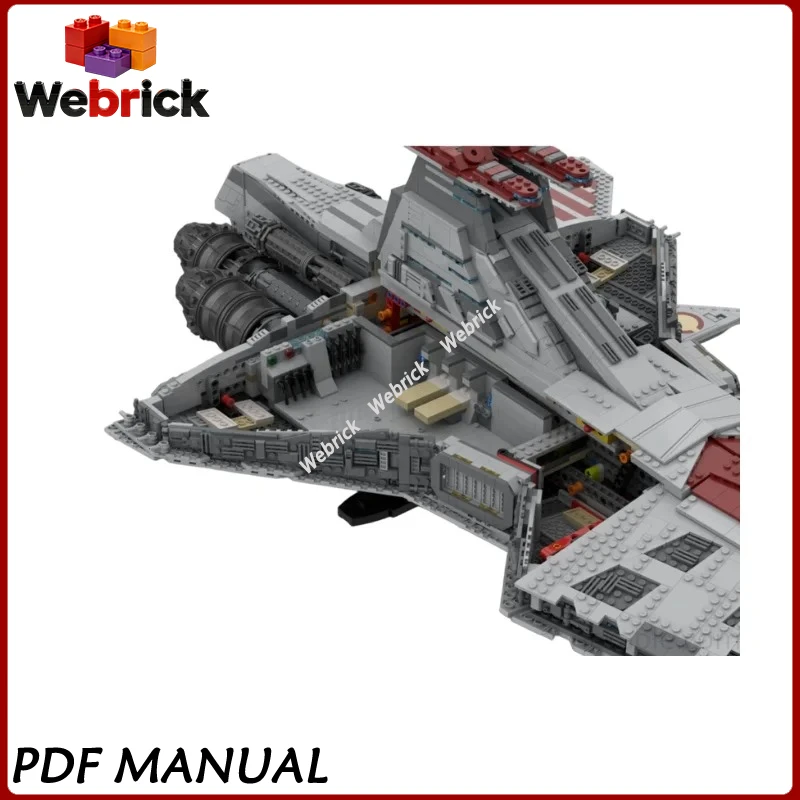 Custom Spaceship Add-on Bricks Sci-Fi Vessel Expansion Kit Detailed Assembly Gift for Model Collectors