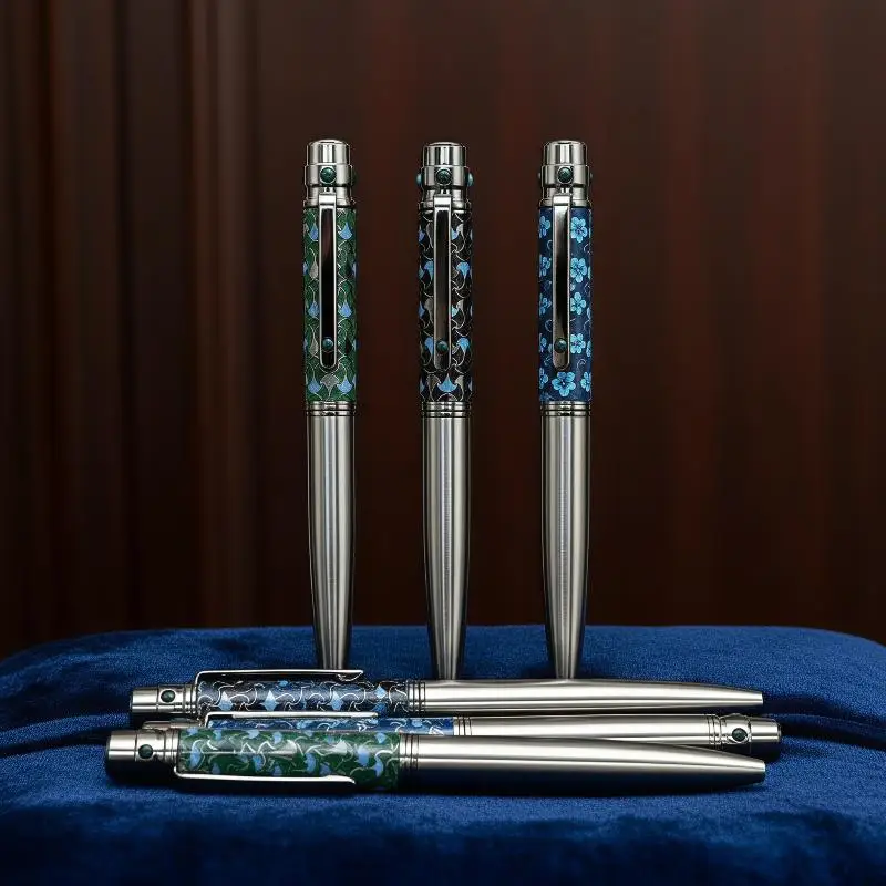 Luxury Heavy Feel Metal Ballpoint Pens Business Office Signature Pens Roller