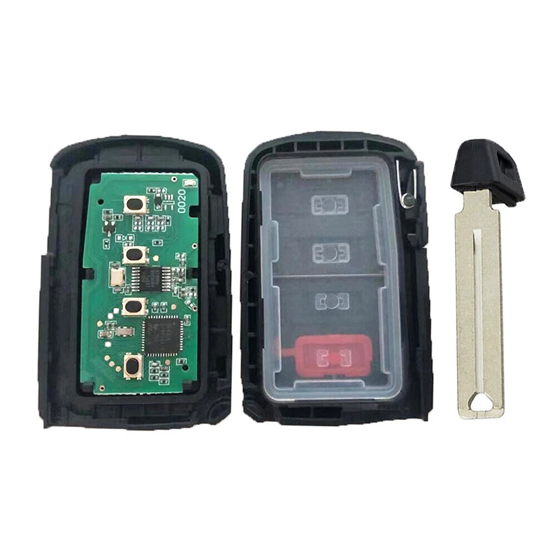 DIYKEY 4 Button Keyless Smart Card Remote Key Fob 314.3MHz for Toyota Corolla Avalon Camry 281451-0020 G Board HYQ14FBA