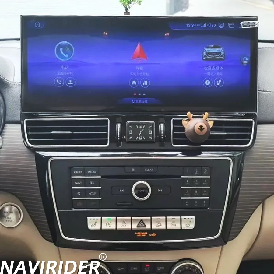 15.8inch Car Radio For Benz ML GL GLE GLS 2013-2015 Auto Android 15 Video Player Multimedia GPS Navigation Stereo CarPlay Unit