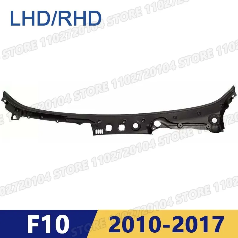 

Для BMW 2010-2017 F10 528i 528iX 535d 535dX 535i 535iX 550i 550iX M5: Накладка на кожух стеклоочистителя (левый руль 51717203124, правый руль 51717203125)