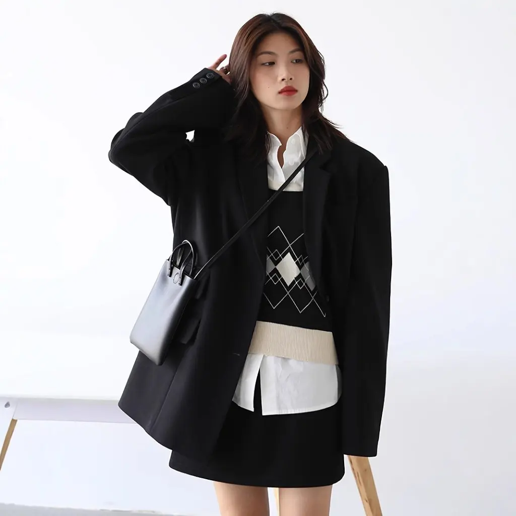 Women's Suit Jacket Pattern Making And Proofing Small Suit Processing Factory Drawing And Sample Clothing