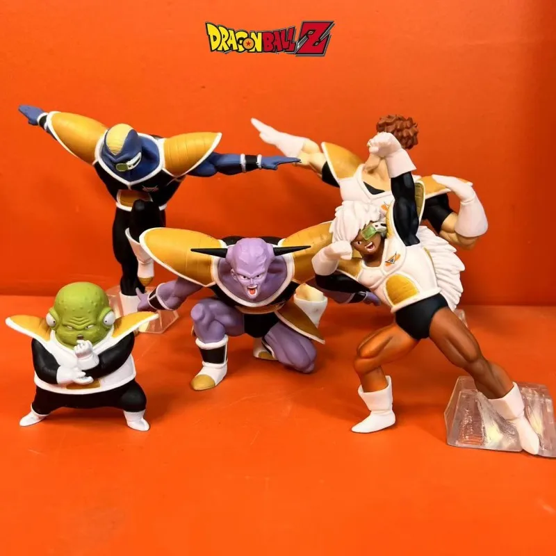 5pcs Dragon Ball Figure Ginyu Force Jeice Ginyu Guldo Recoom Burter Action Pvc Amine Collection Model Toys For Gifts