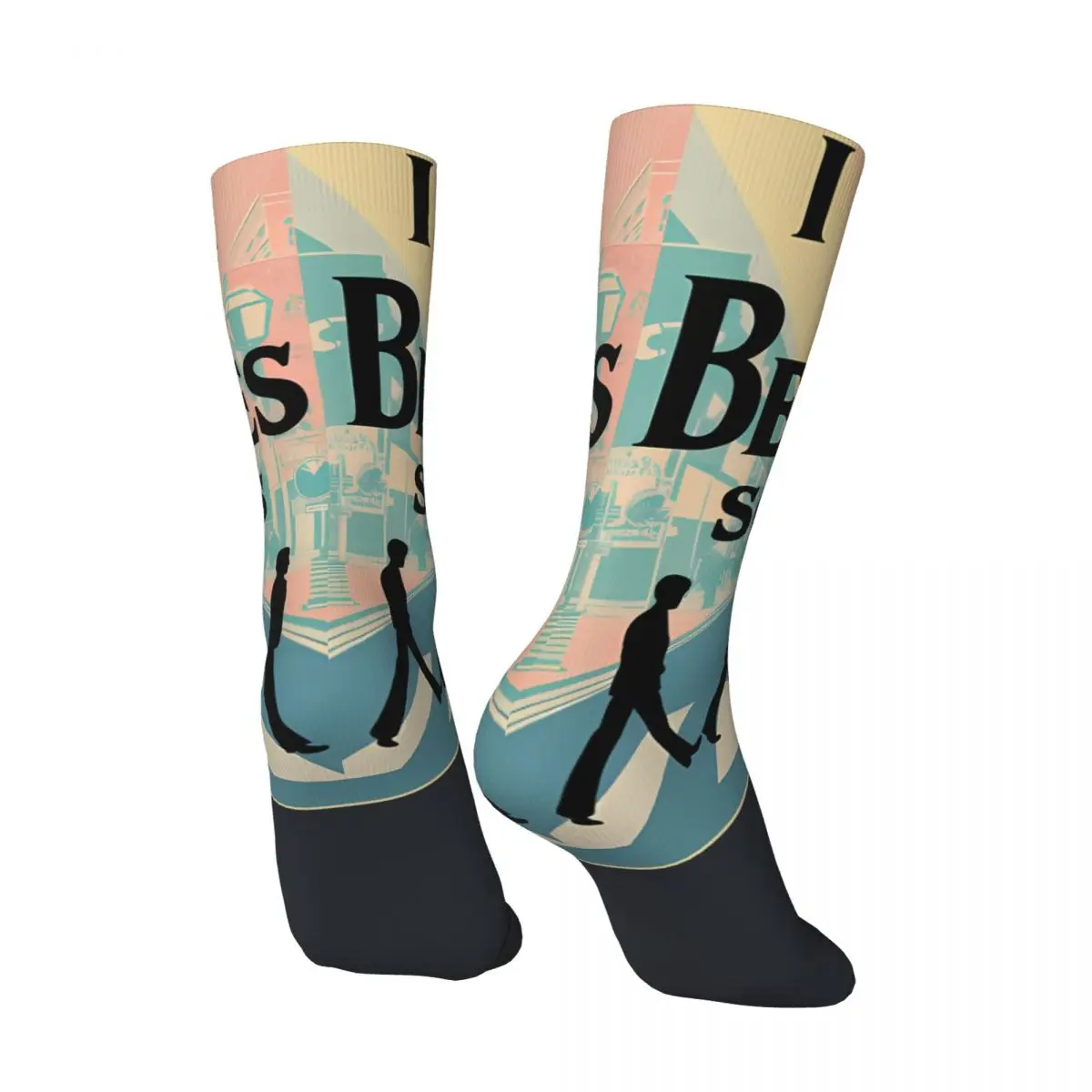 Love Songs Men\'s Socks Vintage Harajuku The Beatle Street Style Novelty Casual Crew Sock