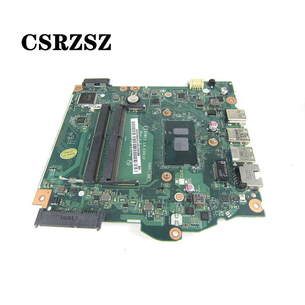 

CSRZSZ NBGKQ11001 LA- E061P For Acer aspire ES1-572 Laptop motherboard with i3-7100u CPU Fully tested