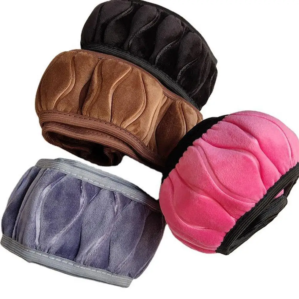 Soft Winter Warm Plush Car Steering Wheel Cover Universal 37-39cm Steering Wheel Cover For Car Auto Interior Accessories 6Colors