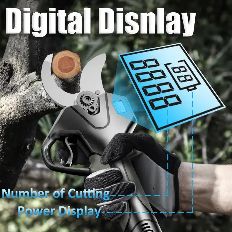 Electric Pole Pruning Shears Cordless, 1.97
