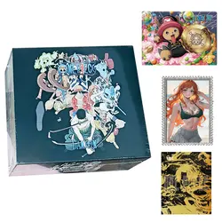 Oferta specjalna Jednoczęściowa karta kolekcjonerska Cartoon Booster Box Luffy Sanji Nami TCG Popularny handel CCG