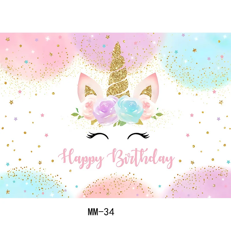 Happy Birthday Party Wild One Photography Backdrops Props Newborn Baby Animals Elephant Safari Photo Studio Background WP-34