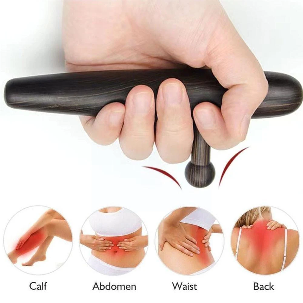 Trigger Point Massager Tool, Lymphatic Drainage Relaxes Muscles Wood Massage Tools Pressure Point Massage Tool and Equipment New