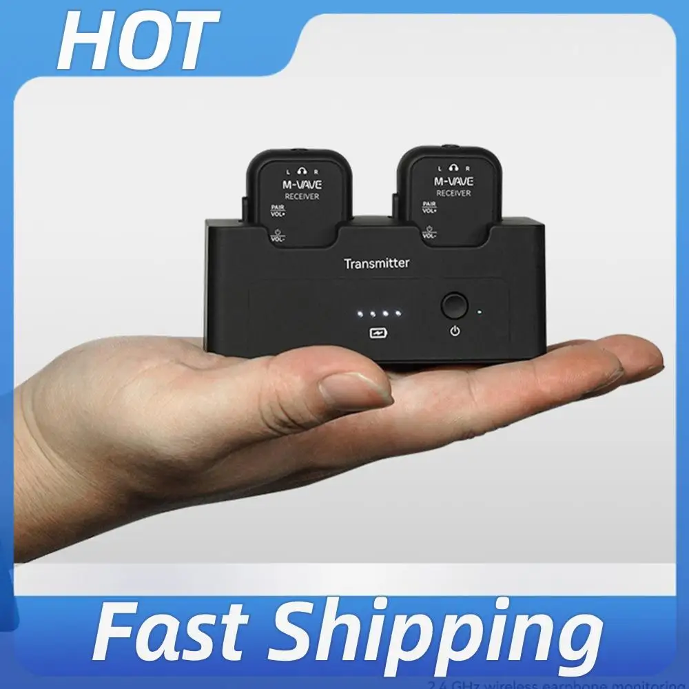 

2.4GHz Wireless In-Ear Transmitter Receiver System Stereo Transmitter Receiver System In-Ear Beltpack Transmitter & Receiver