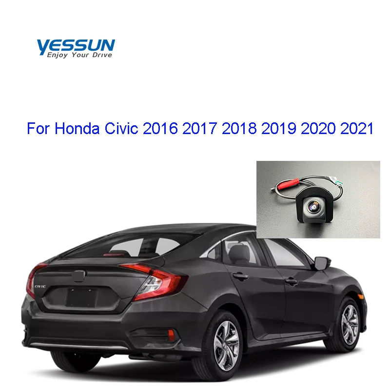 

Камера заднего вида для Honda Civic 2016, 2017, 2018, 2019, 2020 CCD, камера заднего вида для автомобиля