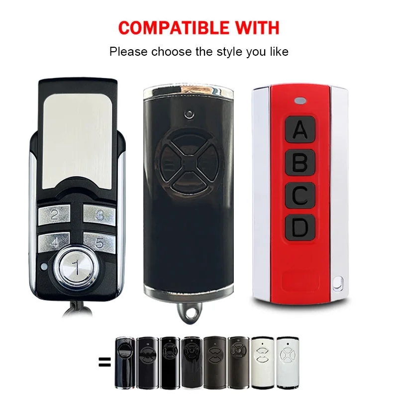 HS4-868-BS Garage Door Remote Control 868MHz HSE4 HS1 HS5 HSP4 HSD2 HSE2 HSE5 HSE1 868 BS Gate Remote Control Hand Transmitter