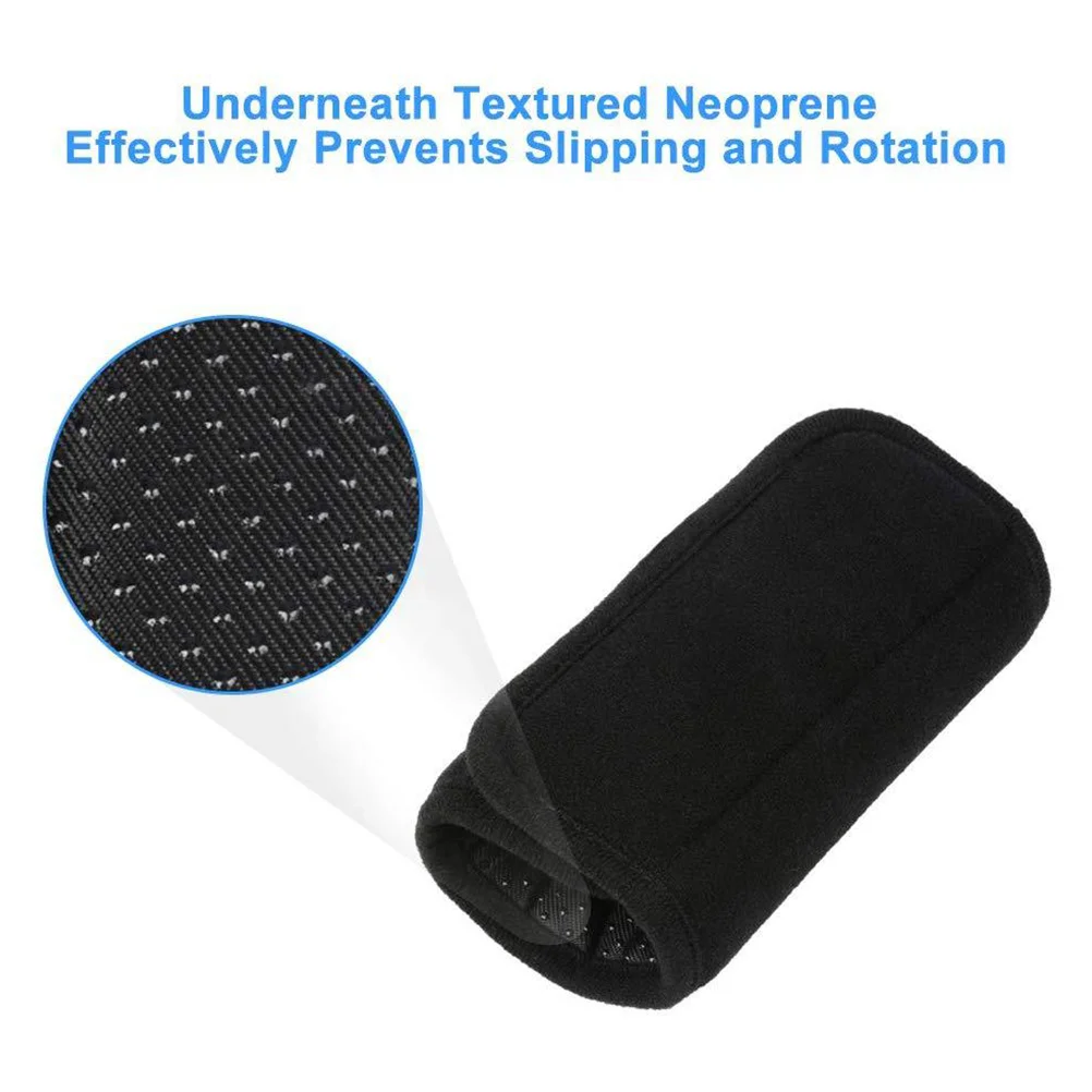 Breathable Walker Cover Wheelchair Armrest Pad Wheelchairs Non-slip Cushion Professional Grip Black Polyester Supply