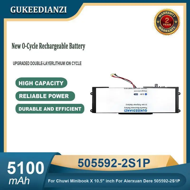 

Аккумулятор для Chuwi Minibook X 10,5 дюйма для Aierxuan Dere 505592-2S1P CWI526 505592-2S1P NV-635170-2S высокой емкости