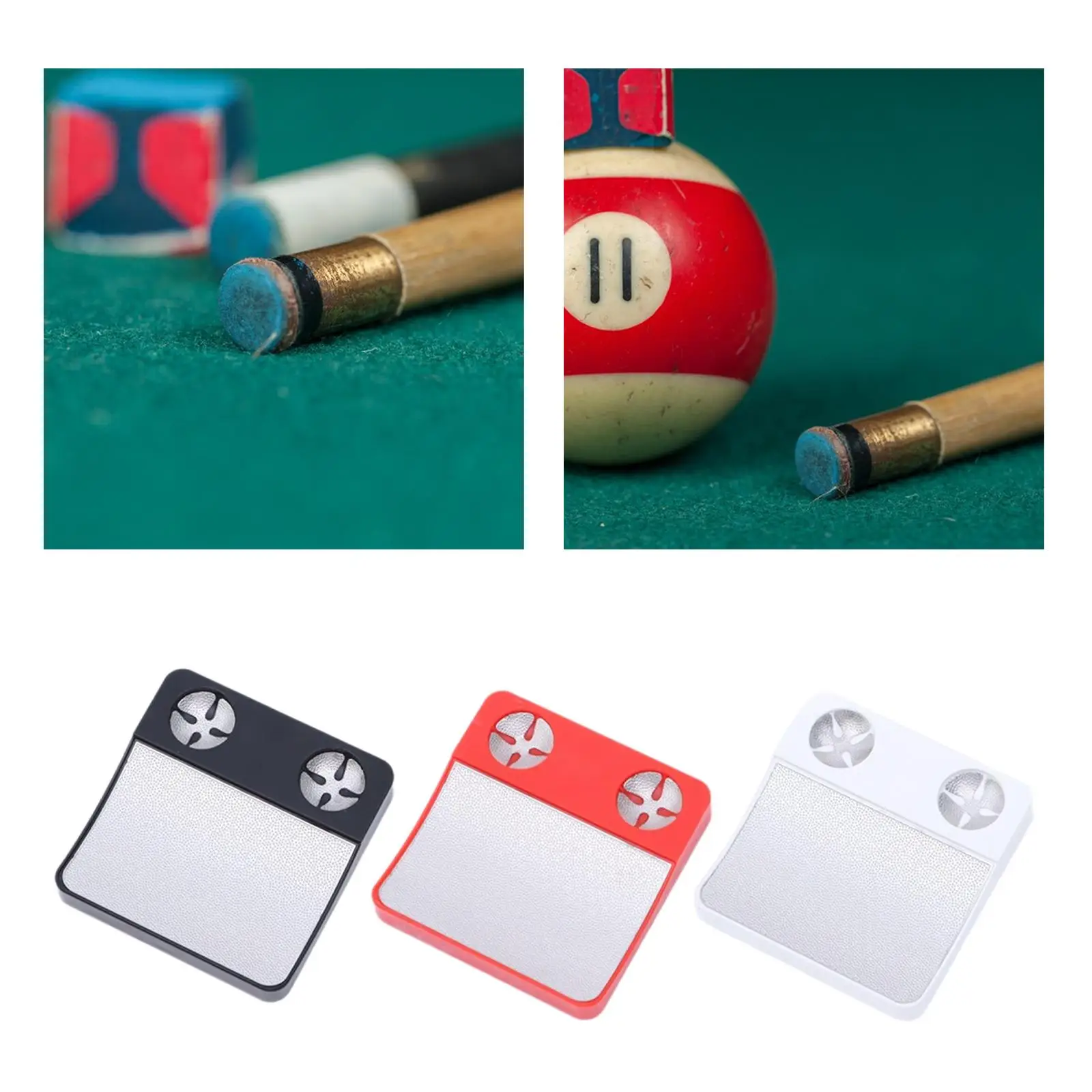 Billiards Pool Cue Tip Shaper Tool Pool Cue Tip Sander Professional File Burnisher Grinder Premium Pool Stick Tip Repair Tool